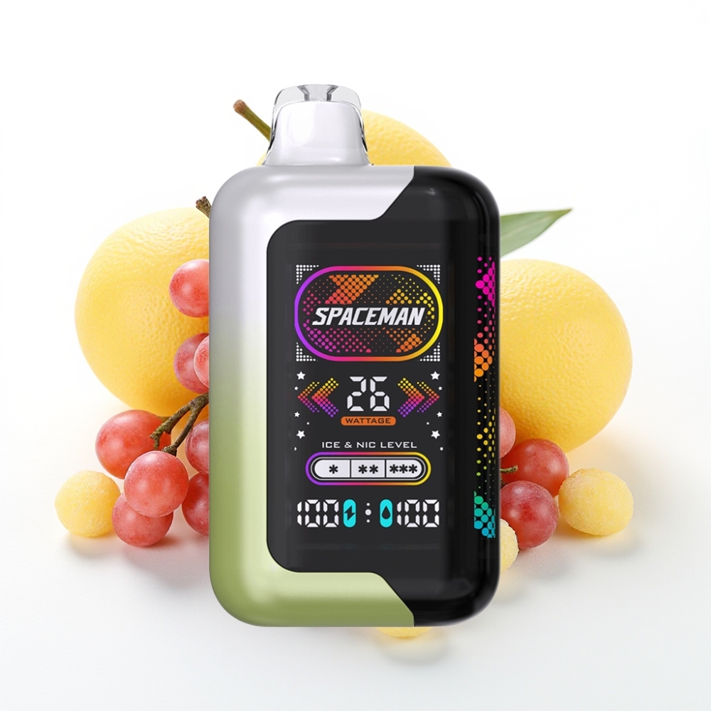 SMOK Spaceman SP40000 Zero Nicotine 40000 Puffs Dual Meshed Coil White Grape Ice