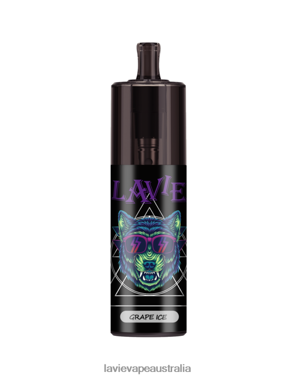 Lavie Vapes - LAVIE COLOUR BAR 10000 Puffs Airflow Control Grape Ice D82X4331