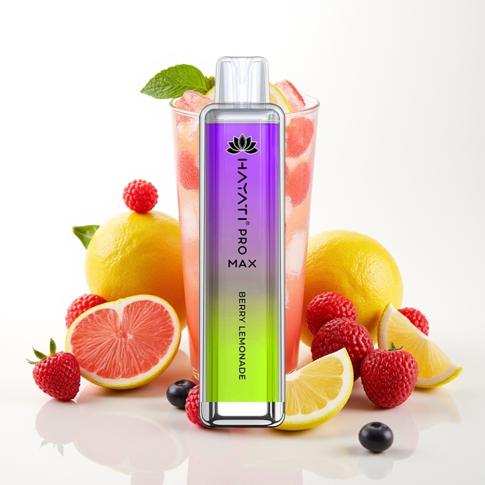 Hayati Pro Max 4000 Puffs Dual Mesh Rechargeable Berry Lemonade