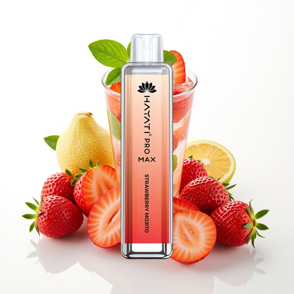 Hayati Pro Max 4000 Puffs Dual Mesh Strawberry Mojito
